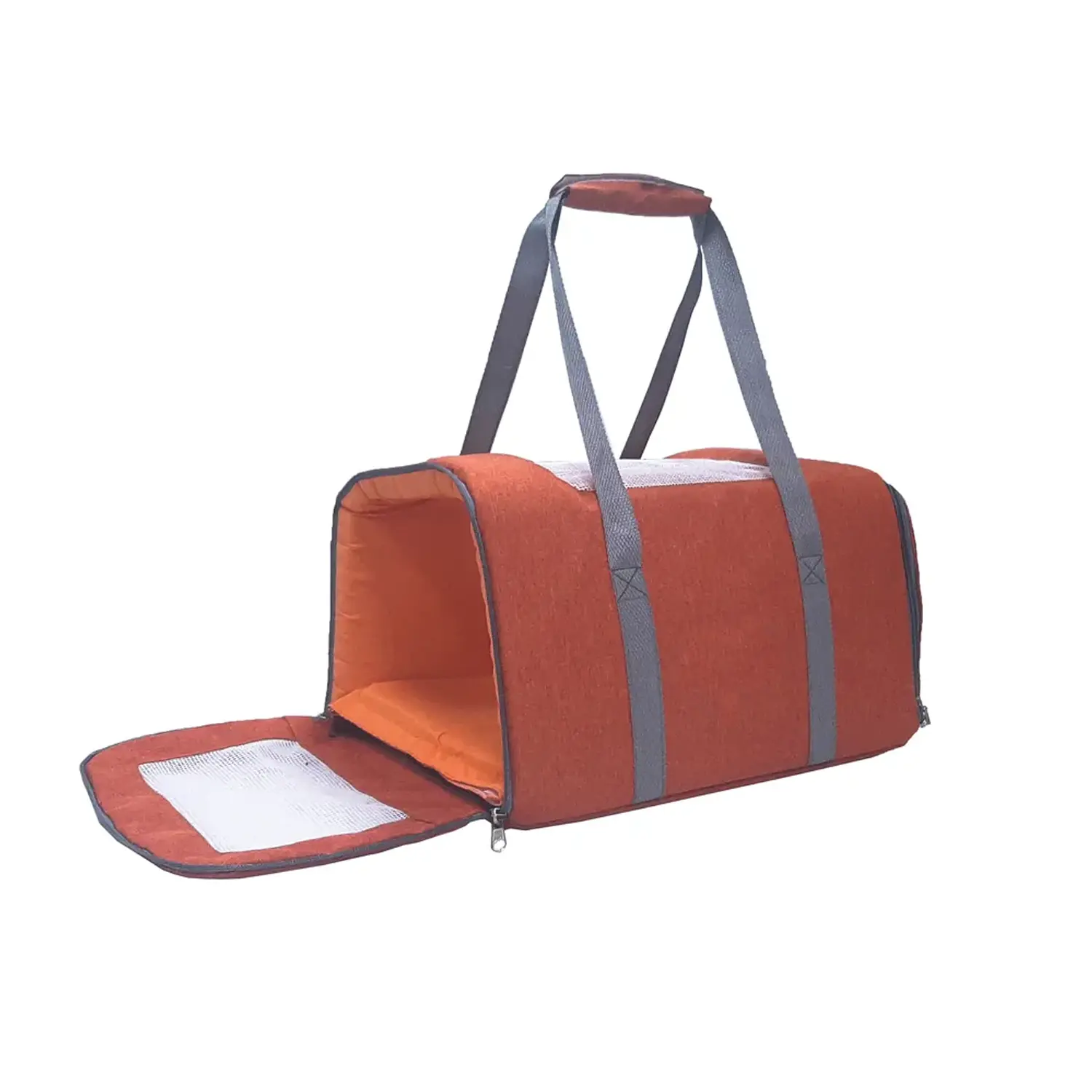 Bolsa Pet para Transporte Aereo Fabrica Pet com alcas levantadas